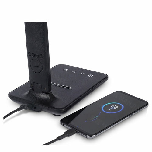 3-in-1 Lampe mit Handy-Ladefunktion, Uhr & Thermostat