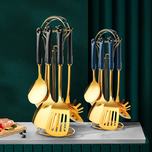 Edelstahl-Küchenutensilien 6-teiliges Kochgeschirr-Set